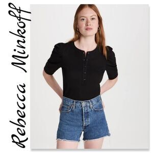 NWT Rebecca Minkoff Janine S/S Henley